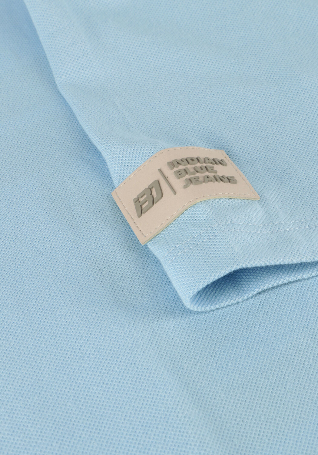 Blauwe INDIAN BLUE JEANS T-shirt T-SHIRT PIQUE IBJNS - large