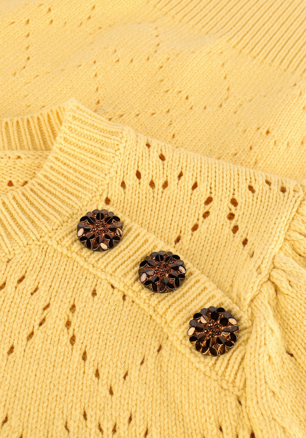 Gele FABIENNE CHAPOT Trui DIANA PULLOVER - large