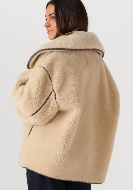 Beige WITHBLACK Teddy jas WBLDAJANA PILE JACKET - large