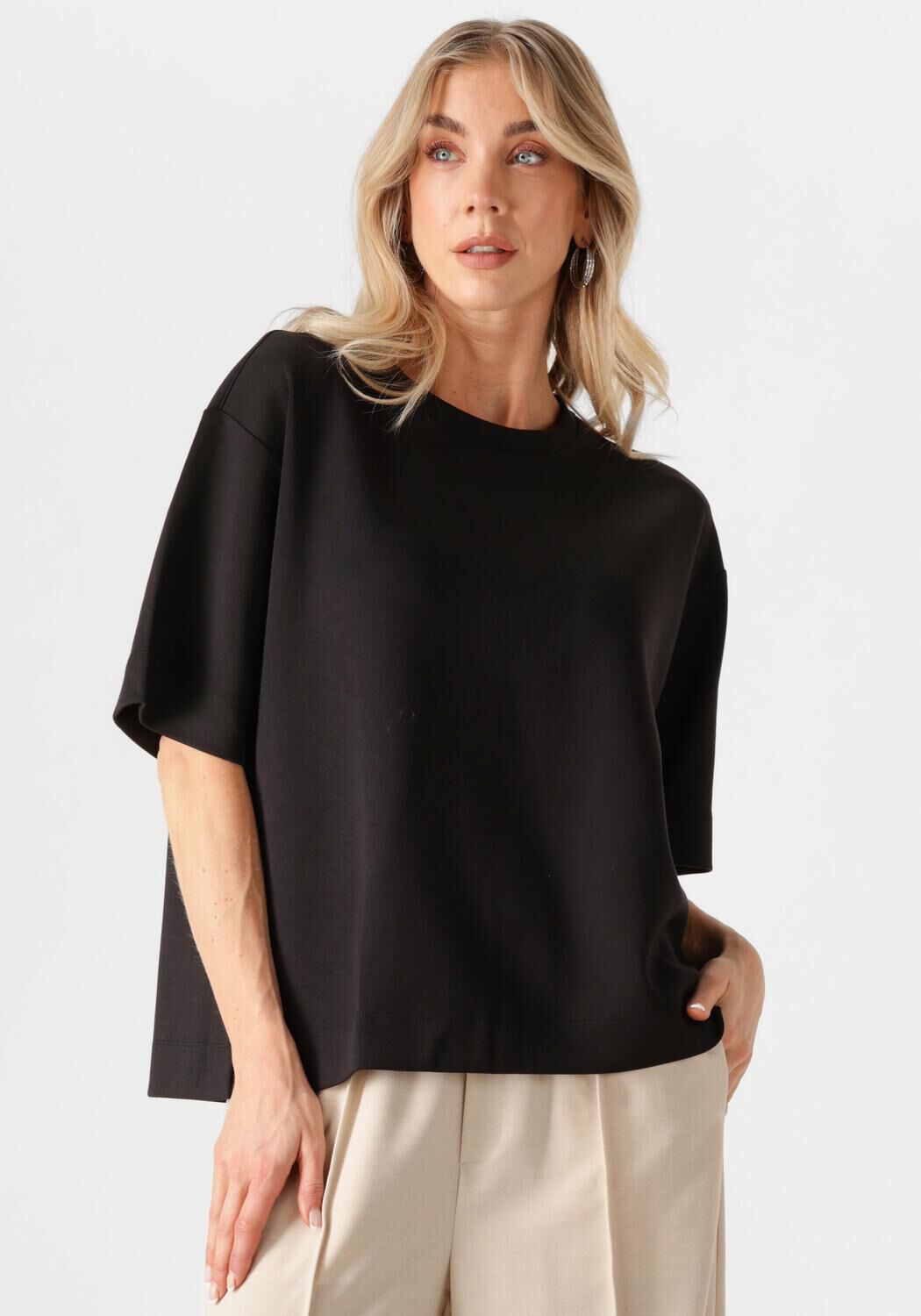 INWEAR Dames Tops & T-shirts Pannelw Oversize Shirt Zwart
