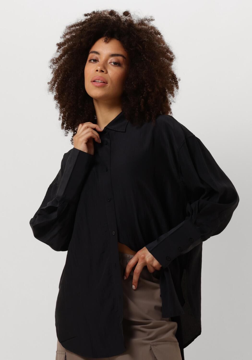 PENN & INK Dames Blouses 009 Blouse Zwart