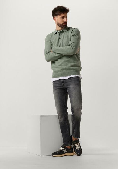 Groene BUTCHER OF BLUE Polo LT CLIFDEN POLO L/S Groene BUTCHER OF BLUE Polo LT CLIFDEN POLO L/S - large
