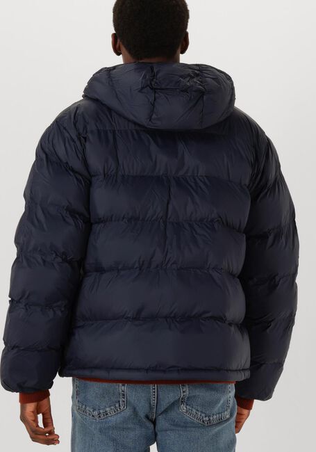 Donkerblauwe CALVIN KLEIN Gewatteerde jas LS NYLON MONGRAM PUFFER JKT - large