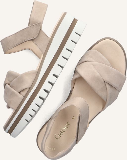 Beige GABOR Platte sandalen 622.1 Beige GABOR Platte sandalen 622.1 - large