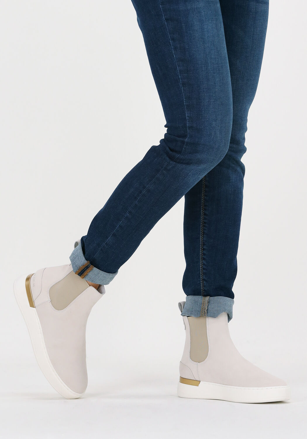 Beige RED-RAG Chelsea boots 71274 - large