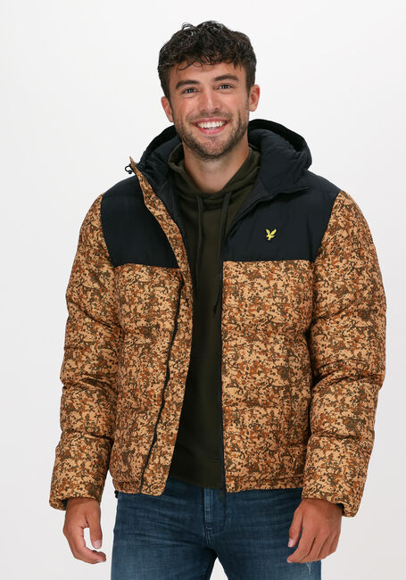 Multi LYLE & SCOTT Gewatteerde jas EARTH PRINT WADDED JACKET - large