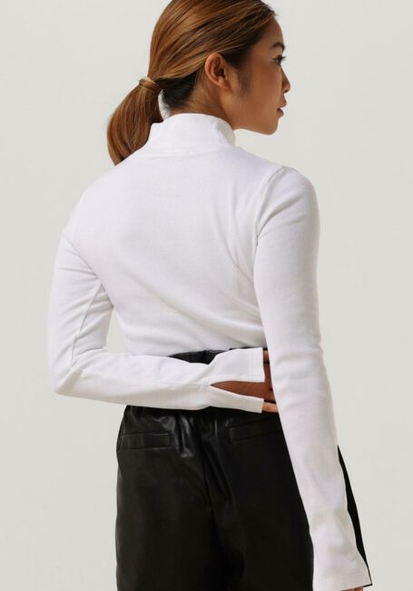 Witte CALVIN KLEIN Coltrui RIB MOCK NECK - large