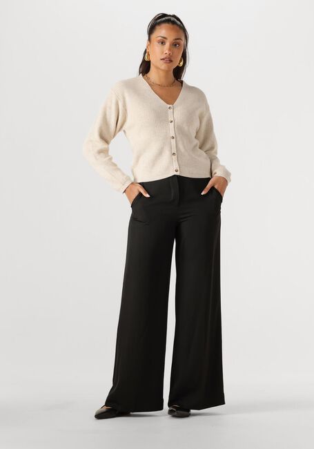 Zwarte MSCH COPENHAGEN Pantalon MSCHTABINA NICHELLE HW PANTS - large
