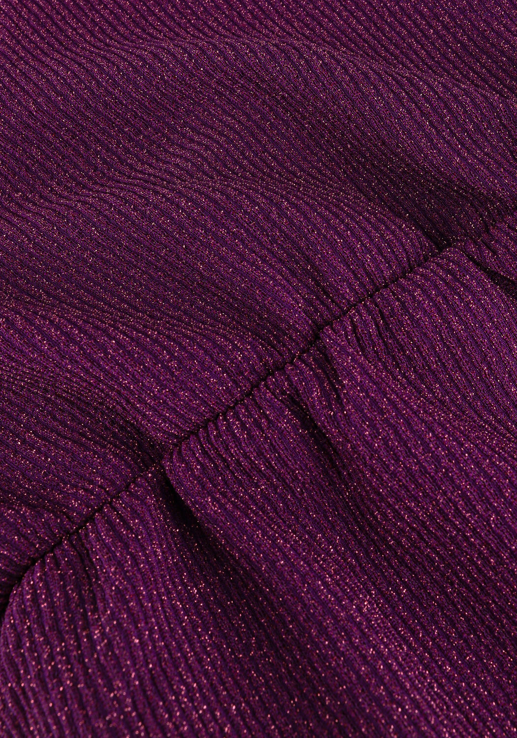 Paarse REFINED DEPARTMENT Mini jurk LOTTE - large