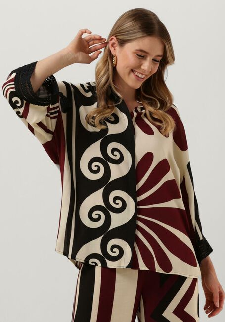 Multi ACCESS Blouses PRINTED SHIRT WITH CONTRASTIC DETAIL - large