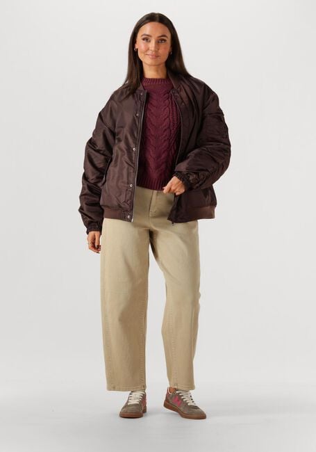 Bruine OBJECT Jack OBJMARY OVERSIZE BOMBER JACKET - large