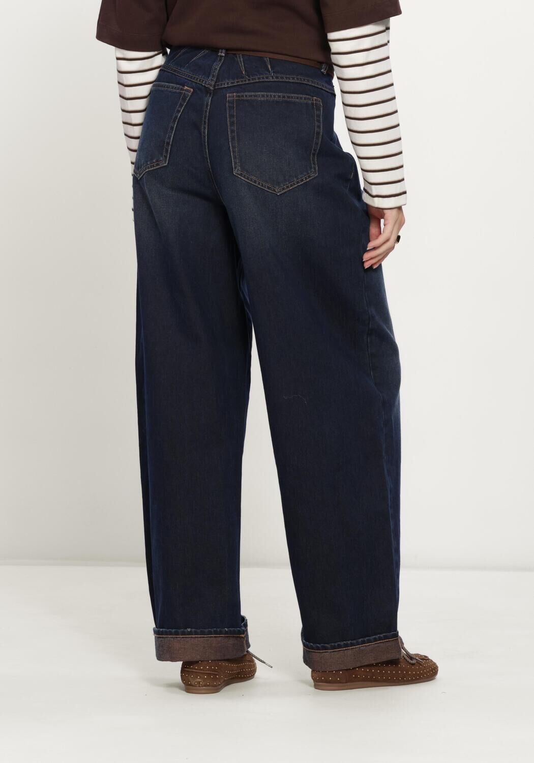 Blauwe CATWALK JUNKIE Barrel jeans BAGGY FIT JEANS - large
