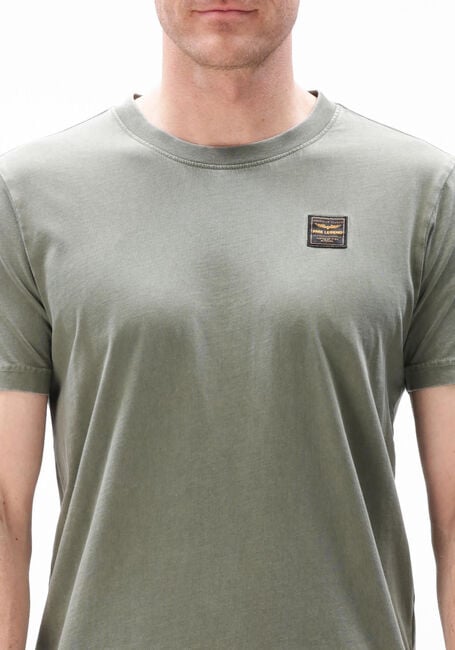 Groene PME LEGEND T-shirt ACID WASH + GARMENT DYE - large