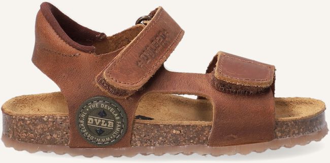 Cognac DEVELAB Platte sandalen 48209 Cognac DEVELAB Platte sandalen 48209 - large