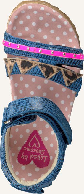 Blauwe SHOESME Platte sandalen BI20S080 Blauwe SHOESME Platte sandalen BI20S080 - large