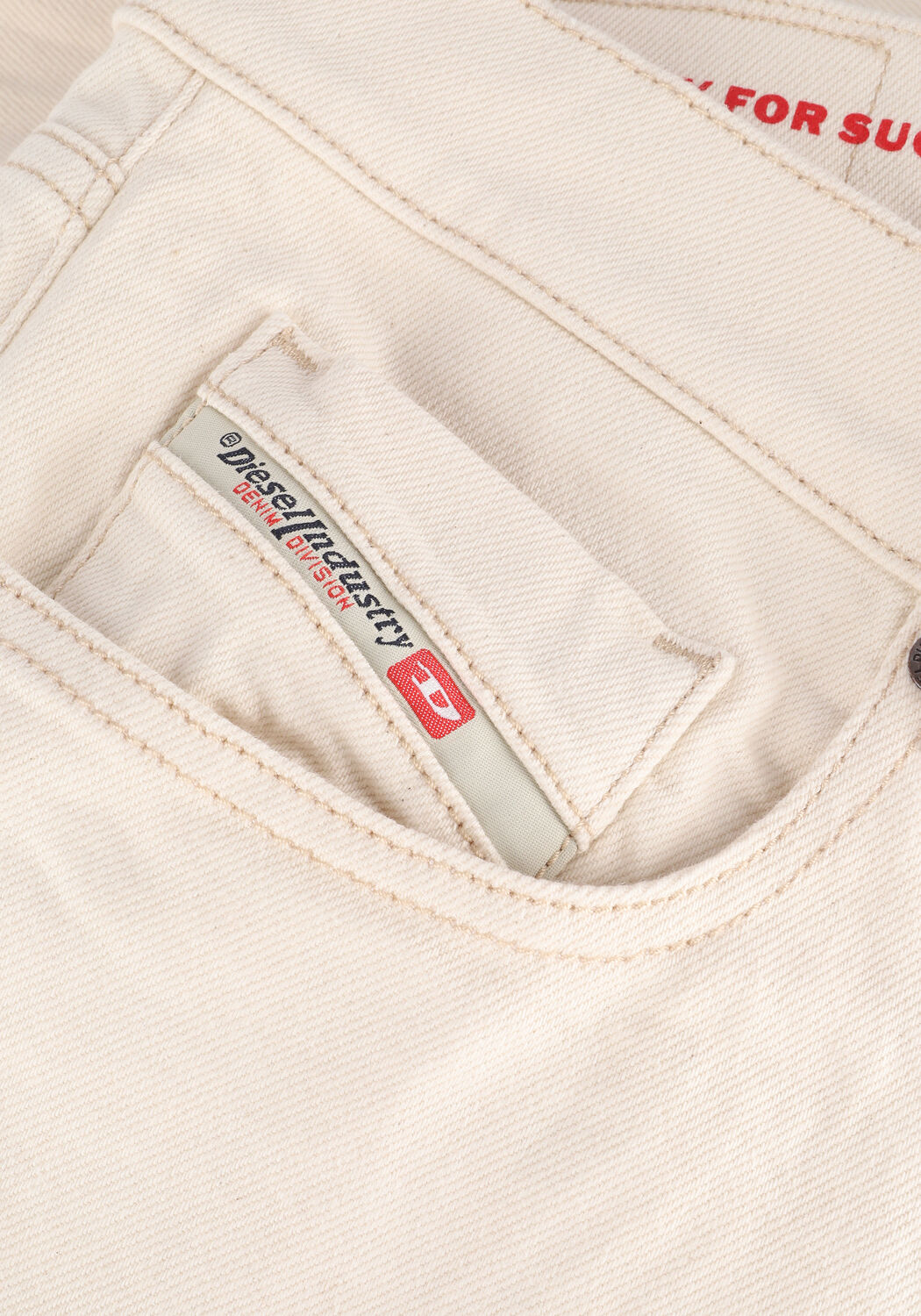 Gebroken wit DIESEL Slim fit jeans 2019 D-STRUKT - large