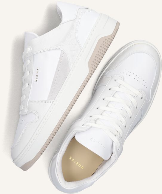 Witte NUBIKK Lage sneakers BASKET COURT HEREN Witte NUBIKK Lage sneakers BASKET COURT HEREN - large