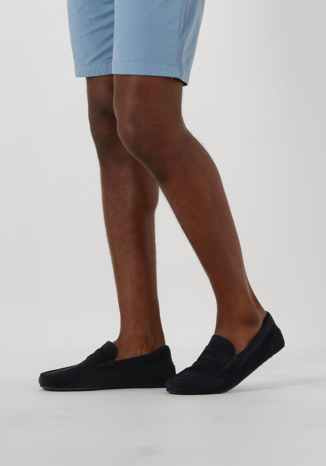 Blauwe BOSS Mocassins NOEL - large