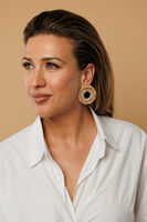 Goudkleurig PAULIE POCKET Oorbellen ELEGANT HOOPS EARRINGS - medium
