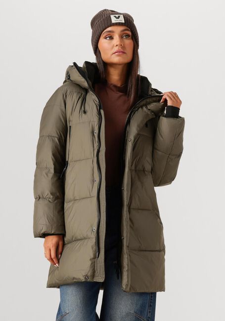 Groene WITHBLACK Gewatteerde jas WBLABBY 3/4 PUFFER JACKET - large