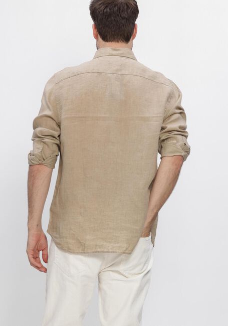 Beige TOMMY HILFIGER Casual overhemd PIGMENT DYED LI SOLID RF SHIRT - large