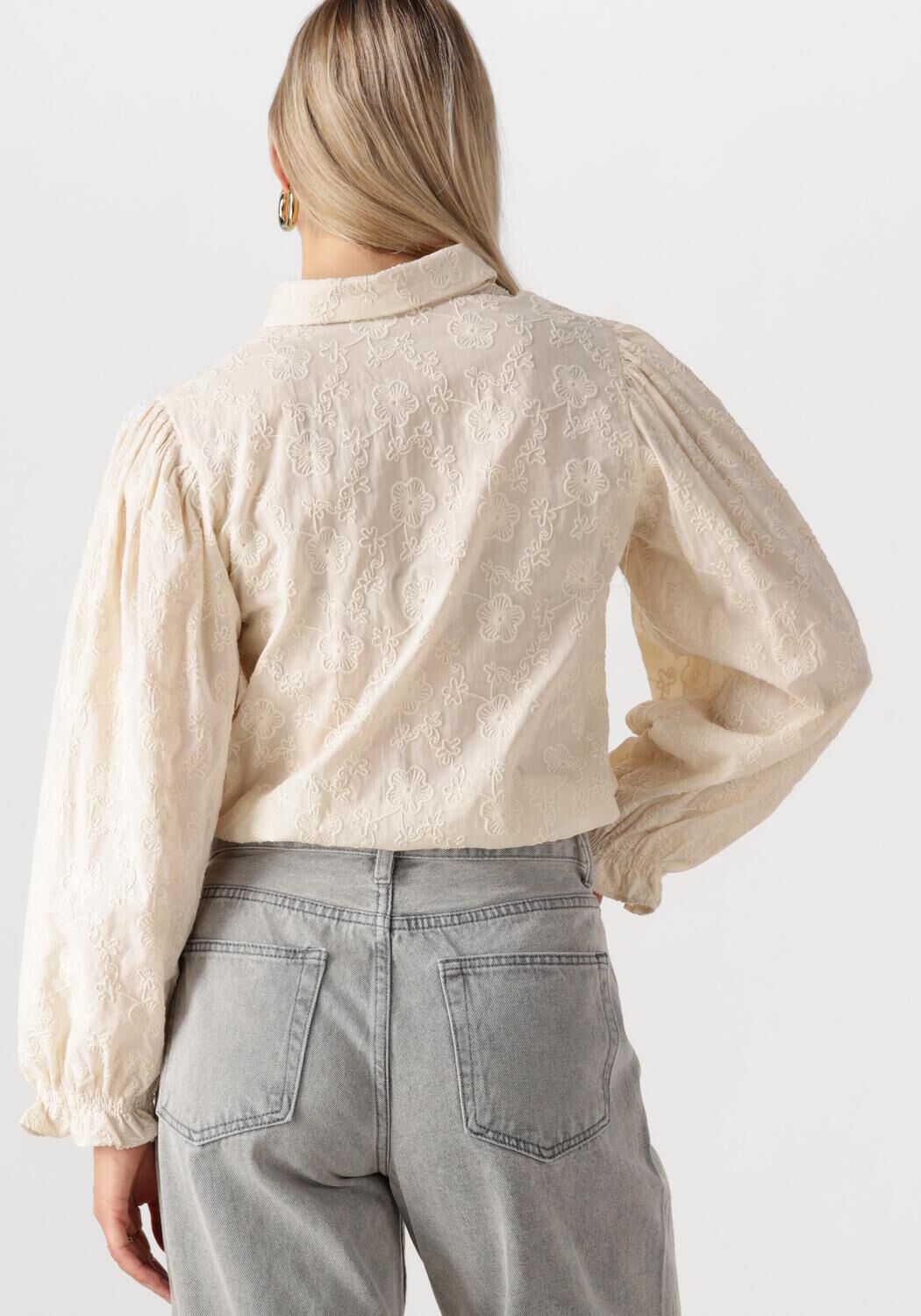 YDENCE Dames Blouses Blouse Novia Ecru