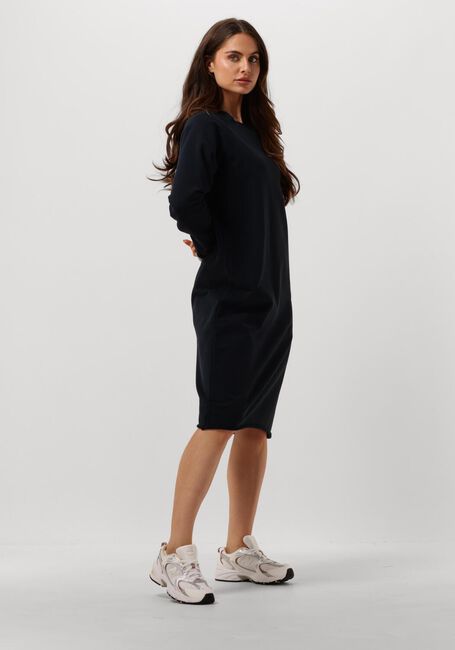 Zwarte PENN & INK Midi jurk 511 DRESS - large