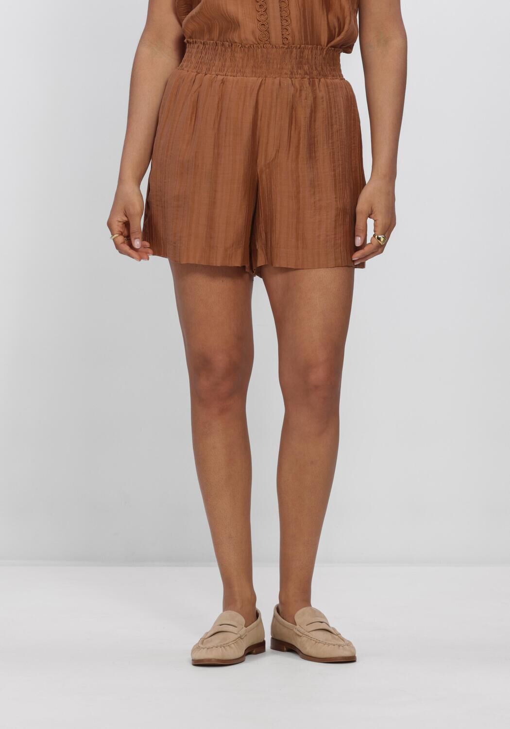 Bruine CO'COUTURE Korte broek REGGIECC SHORT - large