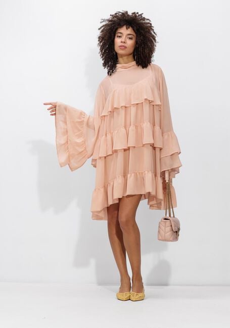 Perzik GESTUZ Mini jurk GZCHIFFANY SHORT DRESS - large