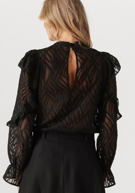 Zwarte CO'COUTURE Blouses ROCHELLE FRILL BLOUSE - large