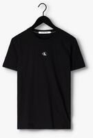 Zwarte CALVIN KLEIN T-shirt MICRO MONOLGO TEE