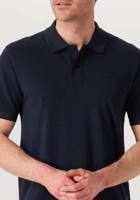 Donkerblauwe BOSS BLACK Polo PALLAS - large