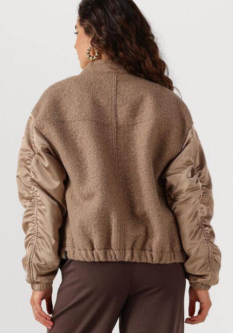 Taupe NUKUS Jack BALTIMORE JACKET SATIN - large