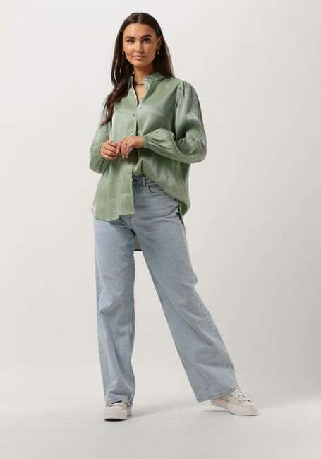 Lichtblauwe SELECTED WOMEN Blouses SLFELKE-HOLLY LS SHIRT - large