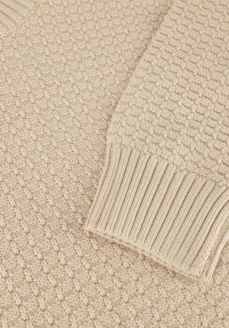 Beige SELECTED MEN Trui SLHTHIM LS KNIT STRUCTURE CREW - large