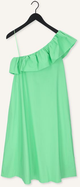 Groene SECOND FEMALE Midi jurk JUTTA ONE SHOULDER DRESS Omoda