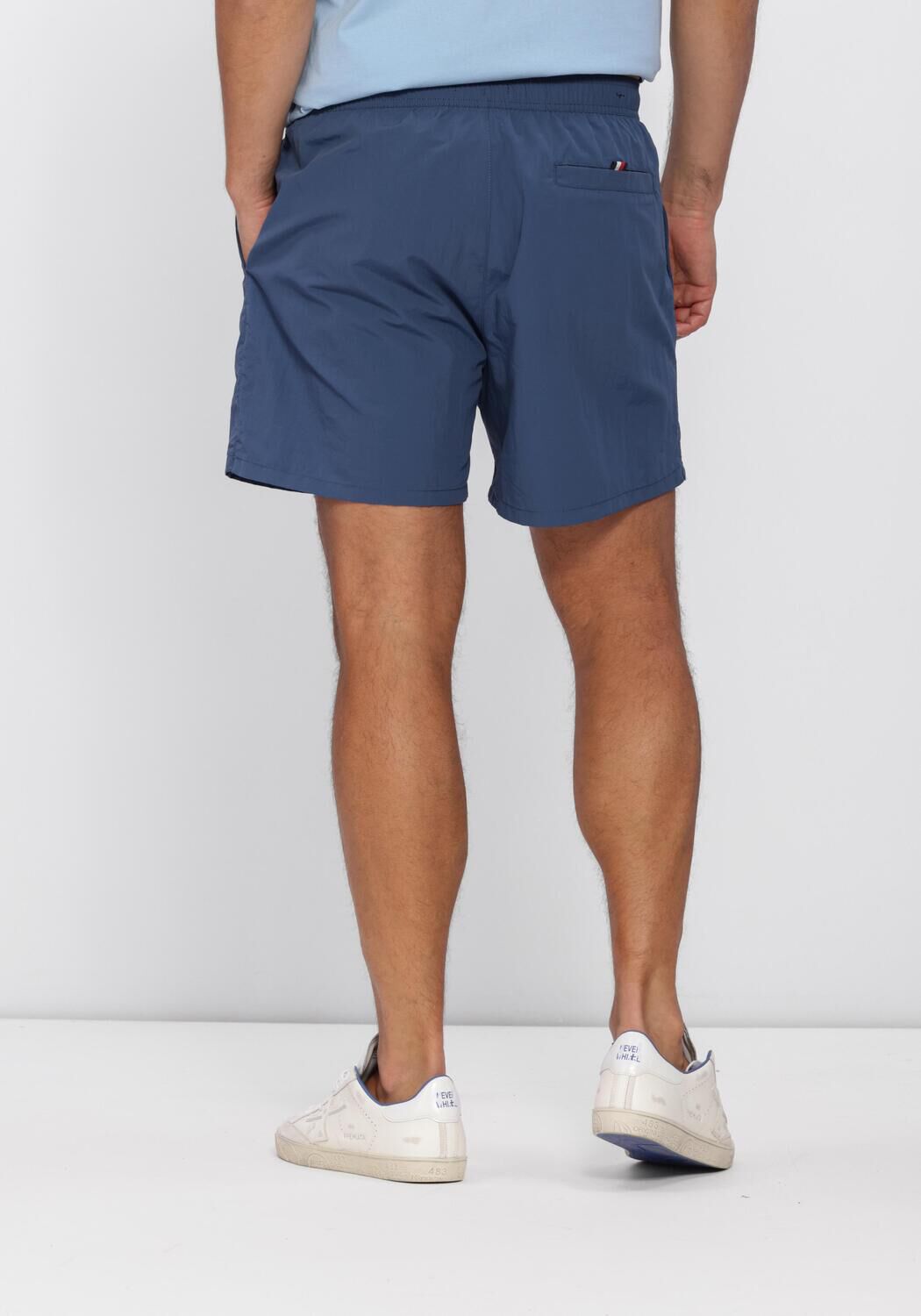 Blauwe TOMMY HILFIGER UNDERWEAR Zwembroeken MEDIUM DRAWSTRING ZIP POCKET - large