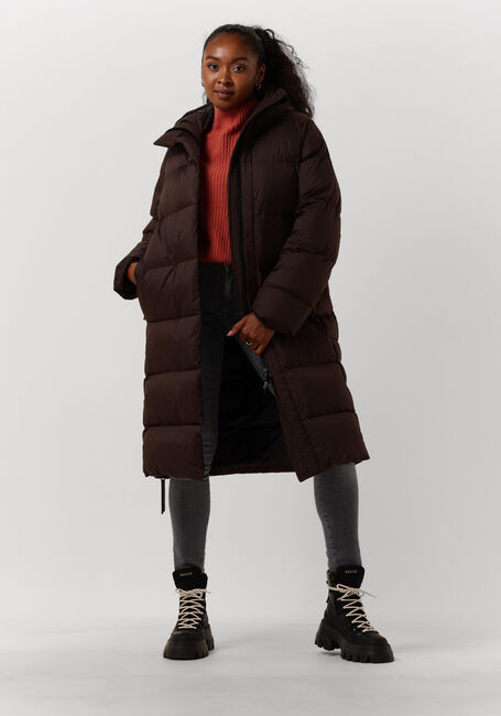 Bruine KRAKATAU Gewatteerde jas QW386 Bruine KRAKATAU Gewatteerde jas QW386 - large