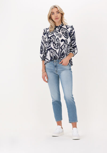 Zwarte DEA KUDIBAL Blouses LINE NS (CO) BLOUSE WITH RUFFLES - large