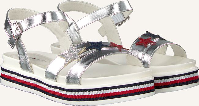 Zilveren TOMMY HILFIGER Platte sandalen PLATFORM SANDAL Zilveren TOMMY HILFIGER Platte sandalen PLATFORM SANDAL - large