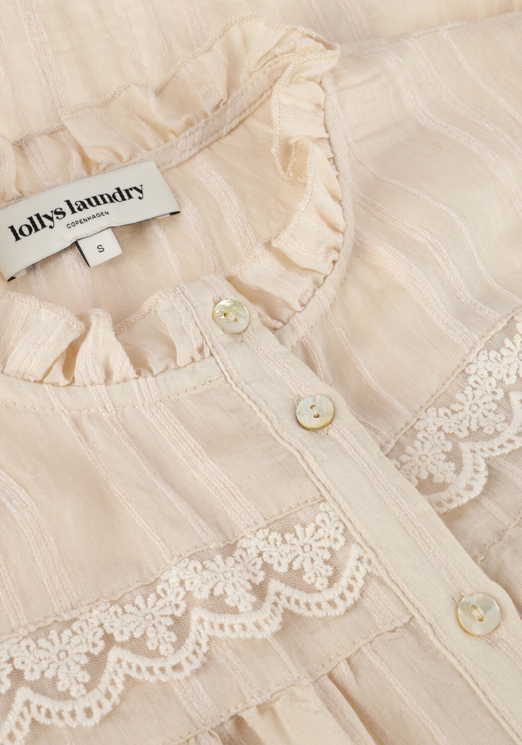 Creme LOLLYS LAUNDRY Blouses AIRLIE SHIRT - large