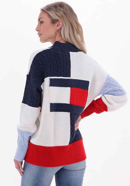 Multi TOMMY JEANS Vest TJW OVRSZD BACK FLAG CARDIGAN - large