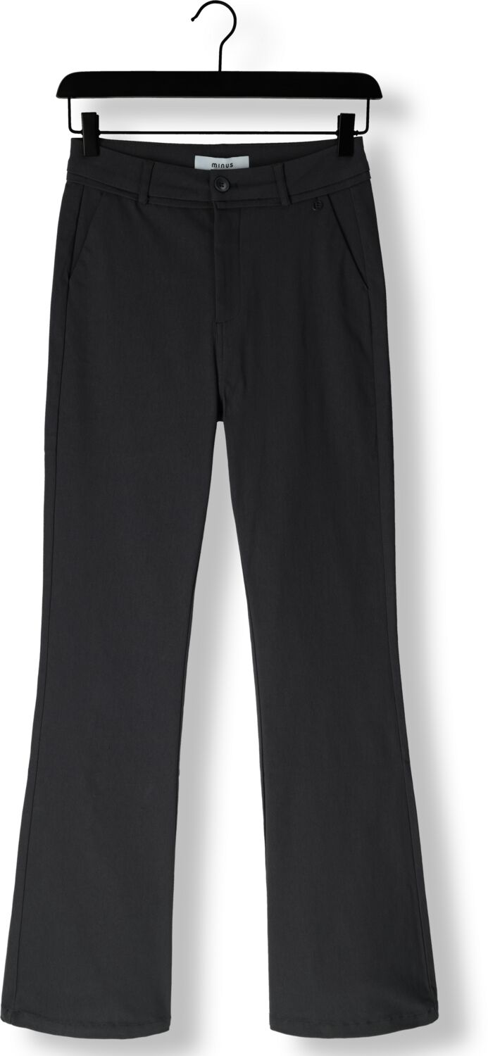 MINUS Dames Broeken Carma Flared Pant Grijs