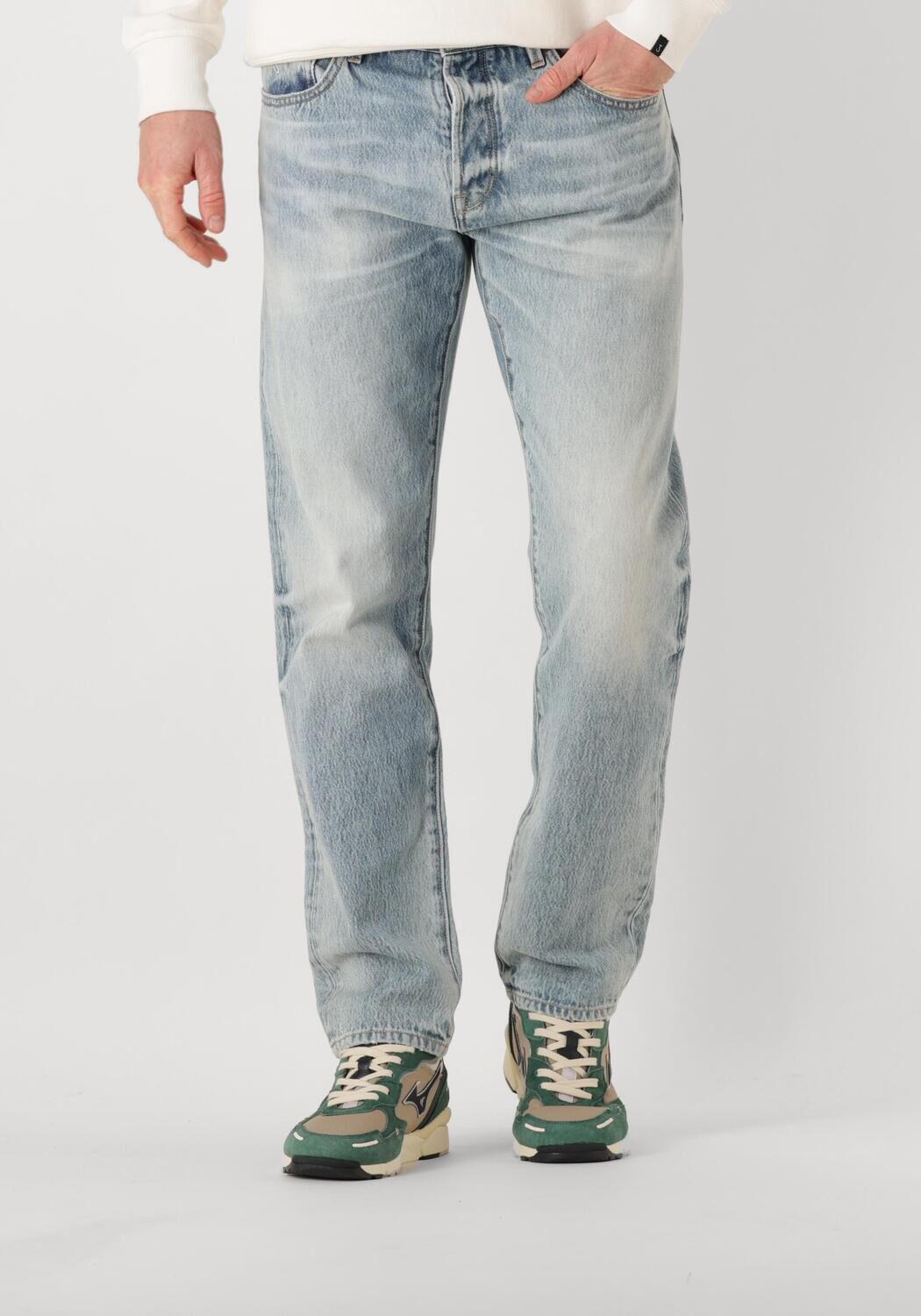 BUTCHER OF BLUE Heren Jeans Stockton Straight Redding Lt Blauw