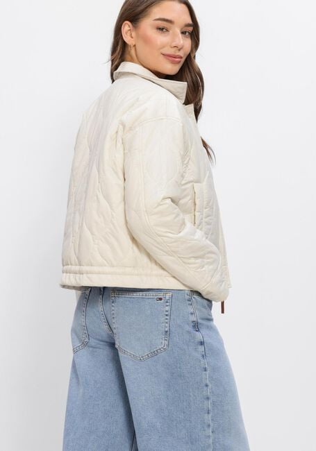 Ecru MOSCOW Gewatteerde jas 09-08-HAMELI - large