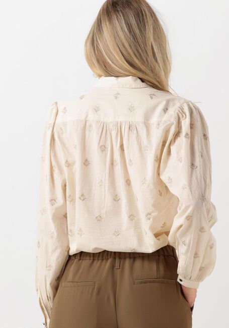 Witte SUMMUM Blouses BLOUSE SCATTERED EMBRO SOLID - large