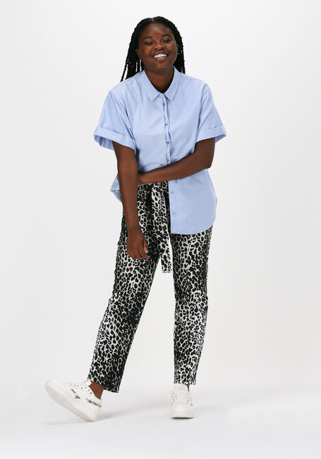 Blauwe 10DAYS Blouses SHORT SLEEVE SHIRT - large