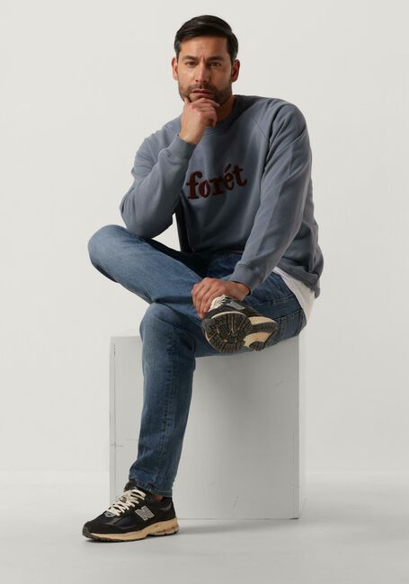 Blauwe FORÉT Sweater SPRUCE SWEATSHIRT - large