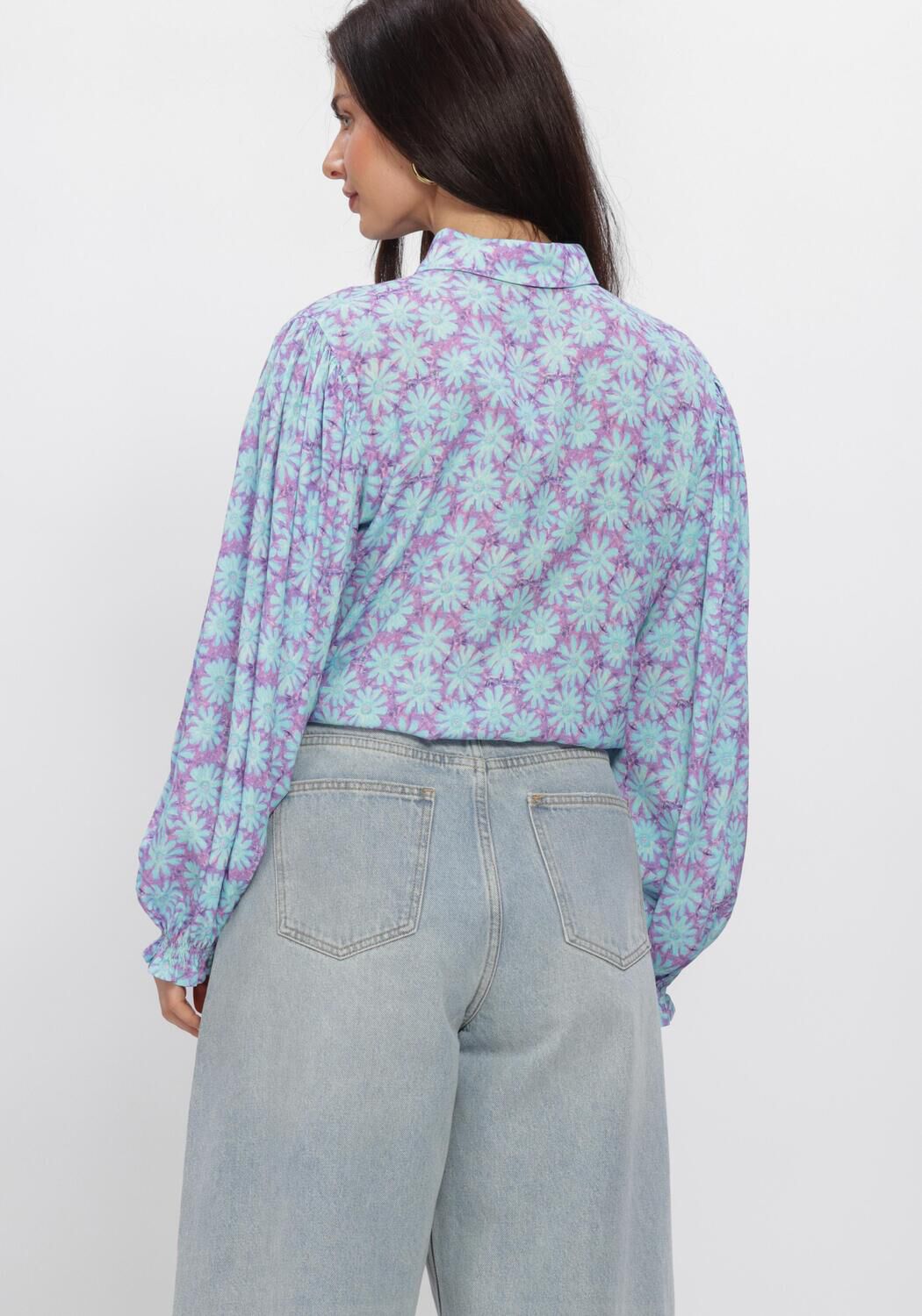 Blauwe YDENCE Blouses BLOUSE ALYSSA - large