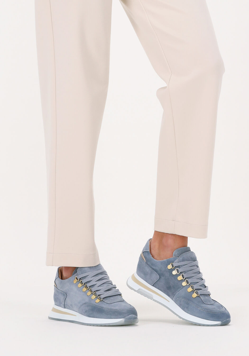 Via vai lichtblauwe sneakers outlet